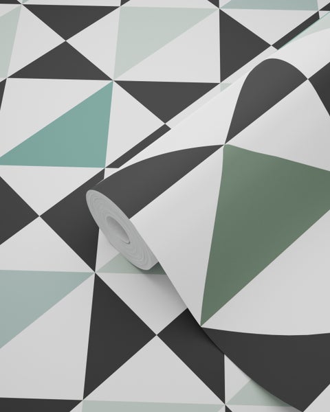 Rolle Tapete mit geometrischem Dreiecksmuster
