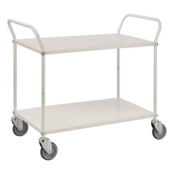 Servierwagen mit zwei Ablageflächen und Griff
