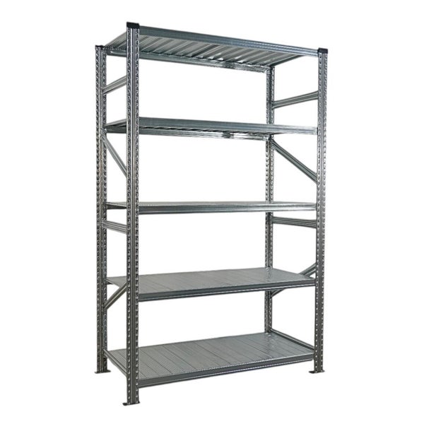 Metallregal mit fünf Ablagen für Lagerung bei Hornbach