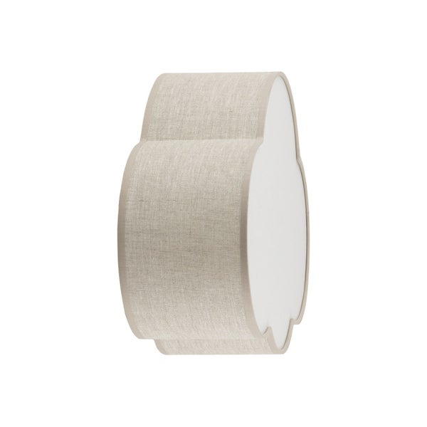 Wandleuchte in Wolkenform, Textil