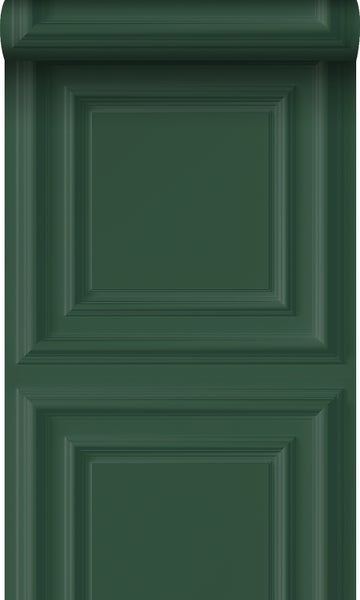 Origin Wallcoverings Tapete Holzwandverkleidung Dunkelgrün - 53 cm x 10,05 m - 347831