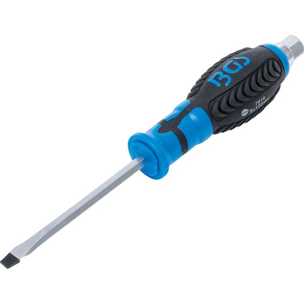 Schlitz-Schraubendreher mit ergonomischem Griff von BGS