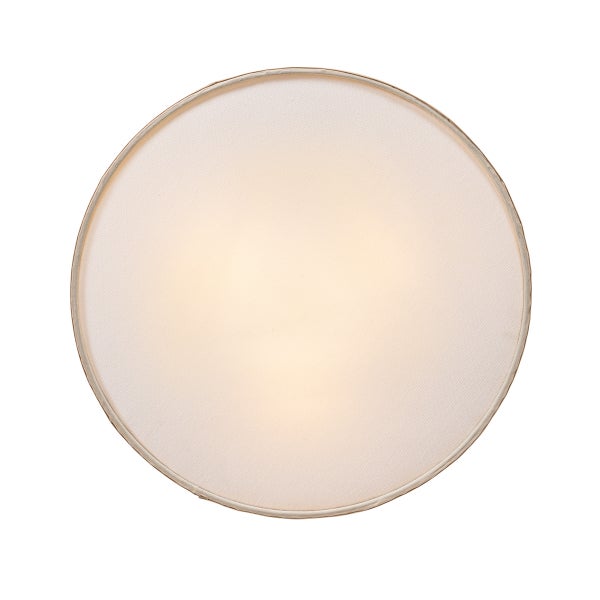 Runde Deckenleuchte mit Stoffschirm