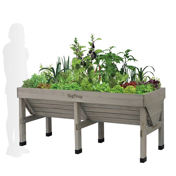 VegTrug® Klassik - Grey Wash - 1,8 m (183x76x80 cm)