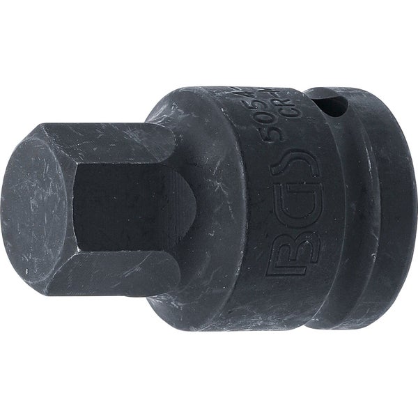 BGS Kraft-Bit-Einsatz Antrieb Innenvierkant 20 mm (3/4) Innensechskant 22 mm - 5054-22