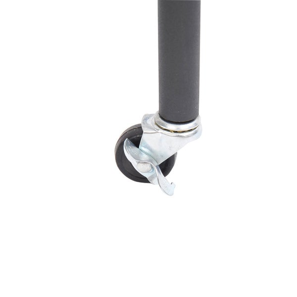 HOMCOM, Kleiderständer, Wäscheständer , L150 x B60 x H170 cm, Metall, Schwarz