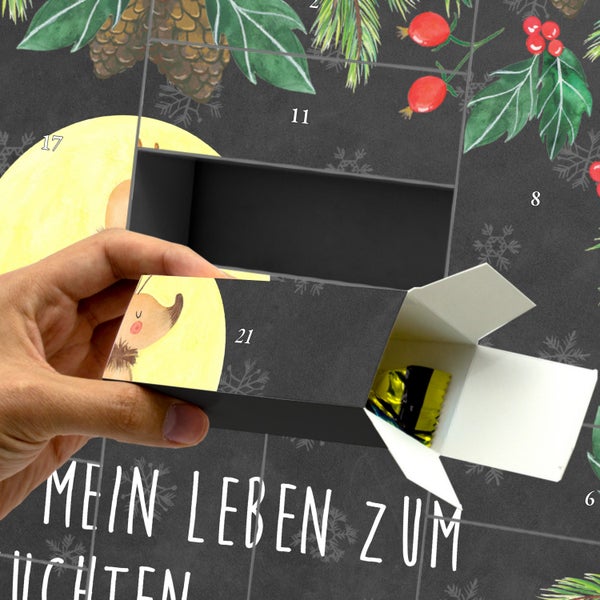 Mr. & Mrs. Panda Befüllbarer Adventskalender Glühwürmchen - Schwarz