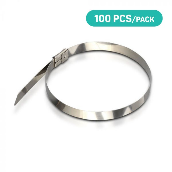 Metallkabelbinder, 100 Stück pro Packung