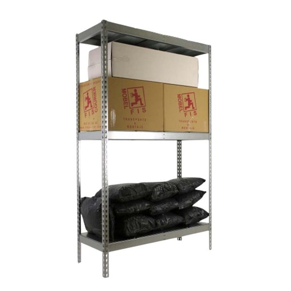 PROREGAL Schwerlastregal Big Metal Yeti Three HxBxT 200 x 180 x 60 cm Fachlast 400 kg Verzinkt