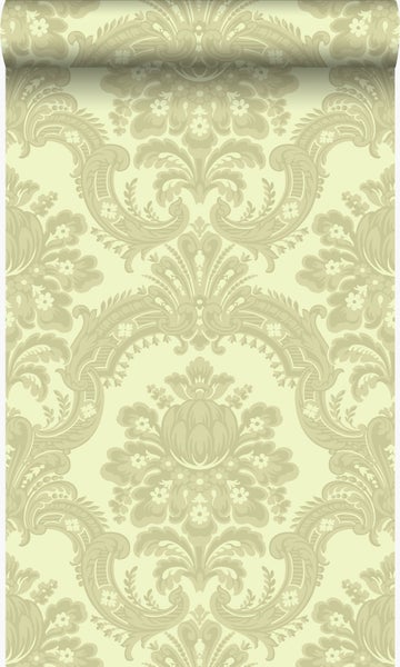 Origin Wallcoverings Tapete Ornamente Hellgrün - 53 cm x 10,05 m - 346525