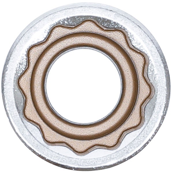 BGS Steckschlüssel-Einsatz Zwölfkant tief Antrieb Innenvierkant 12,5 mm (1/2) SW 18 mm - 10685