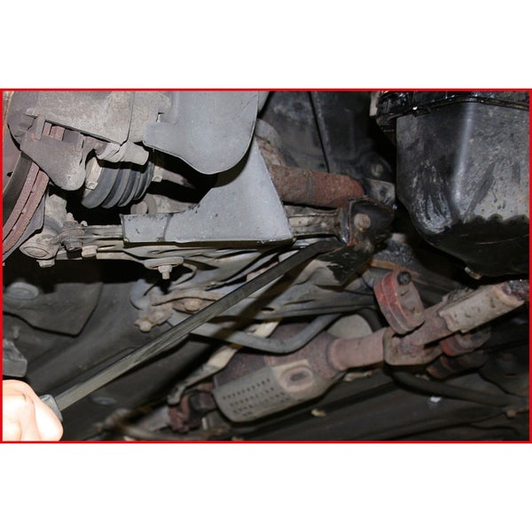 Technische Zeichnung eines Ringmaulschlüssels mit Maßangaben