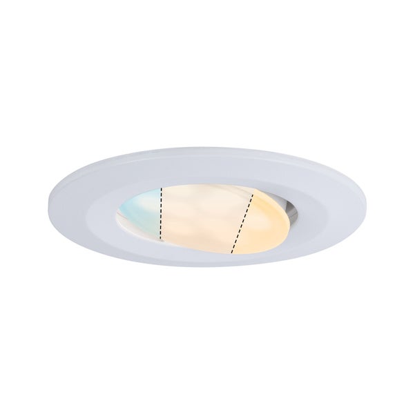 LED Einbauleuchte Calla 3er-Set schwenkbar IP65 rund 90mm 30° 5,5W 400lm 230V White Switch Weiß
