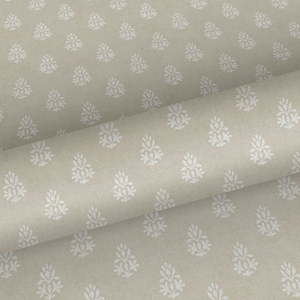 Dekostoff mit Blattmuster