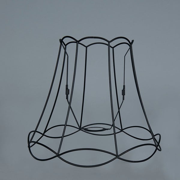 Lampenschirm aus Metall schwarz 35/29 - Granny Frame