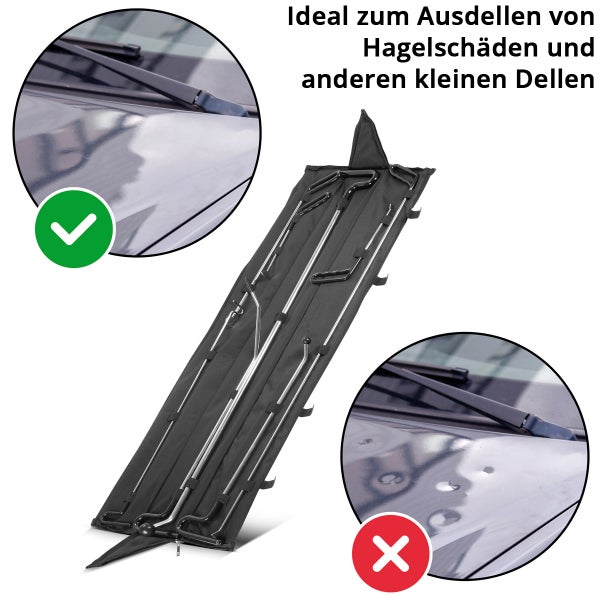 STAHLWERK Ausbeulwerkzeug 8er Set Kfz Smart Repair Ausbeuleisen Ausbeulstangen