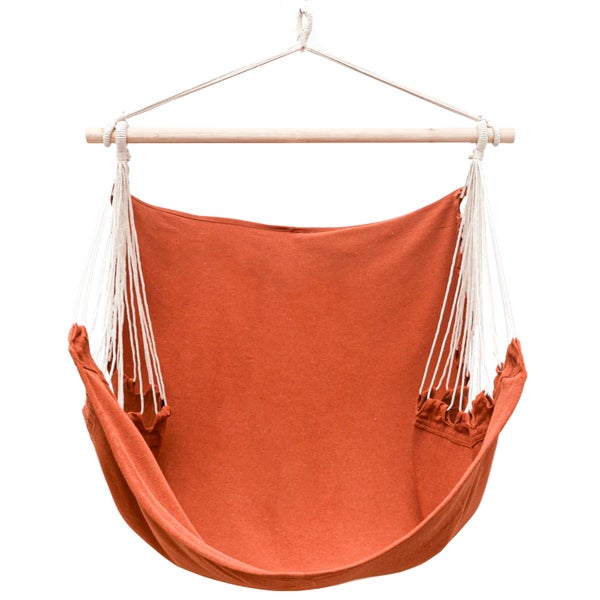 XL Hängesessel Relaxsessel 155x125cm bis 100kg in Terracotta