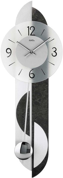 AMS 7299 Wanduhr modern 69 x 23 x 7 cm