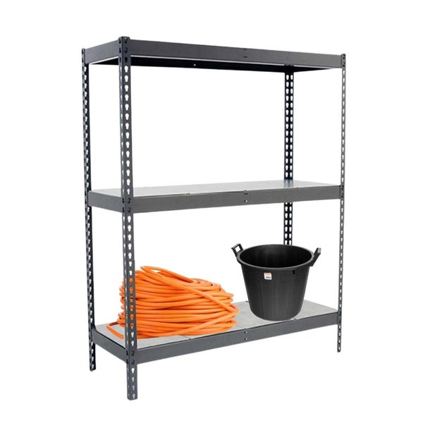 PROREGAL Schwerlastregal Mid Metal Yeti Three HxBxT 150 x 120 x 60 cm Fachlast 400 kg Grau