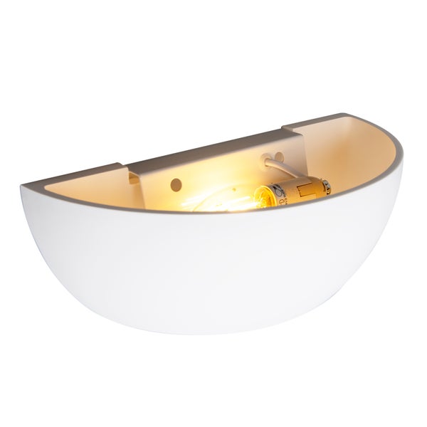 Halbrunde Wandleuchte zur Innenbeleuchtung