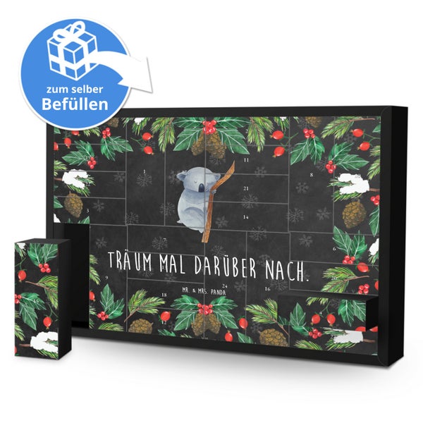 Mr. & Mrs. Panda Befüllbarer Adventskalender Koalabär - Schwarz