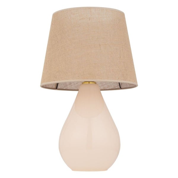 famlights | Tischleuchte Emanuel in Beige E27