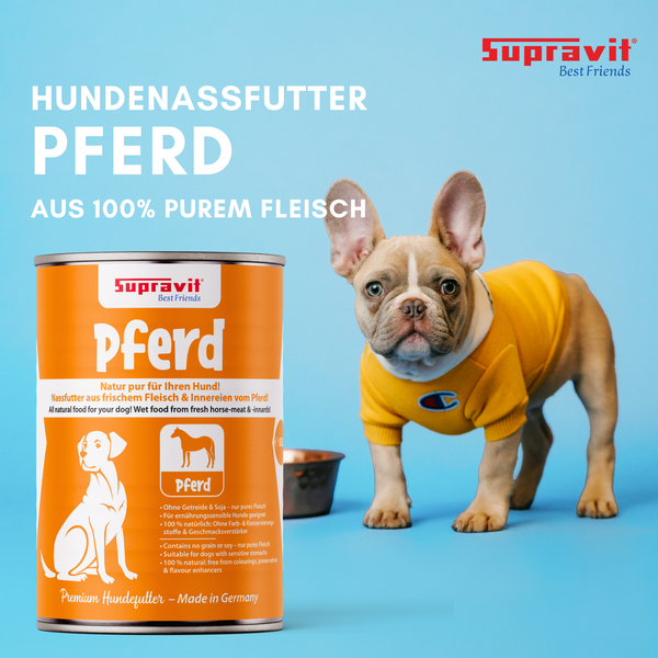 Supravit Pferd Hundenassfutter mit Hund