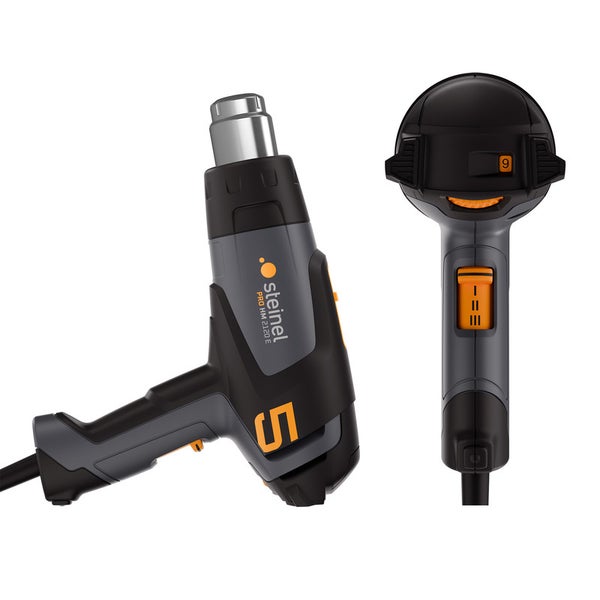 Abbildung der Abmessungen eines Heissluftgebläses