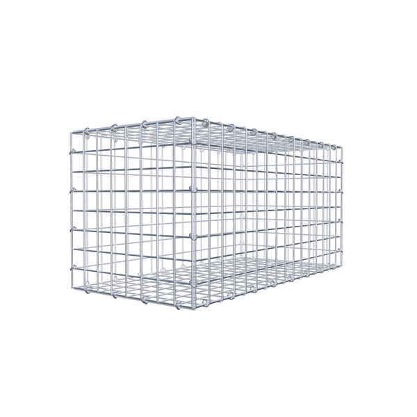 Gabione 80 cm x 40 cm x 40 cm (L x H x T), Maschenweite 5 cm x 5 cm, C-Ring