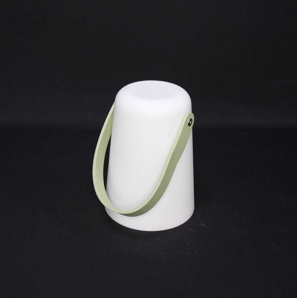 FRANK FLECHTWAREN | LED-Lampe Green Handle, KUNSTSTOFF, 10,5 x 10,5 x 14 cm