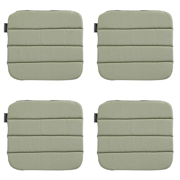 Sitzkissen Panama Salbei - Ca. 40x40 cm - 4er-Set
