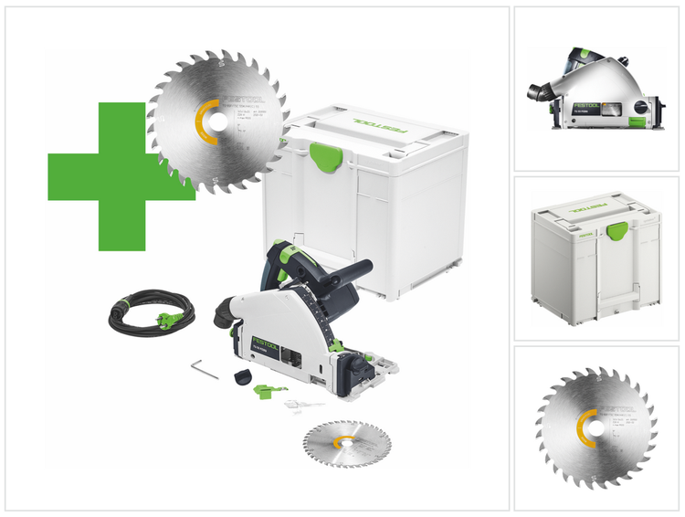 Festool Tauchsäge Set mit Zubehör und Werkzeugkoffer