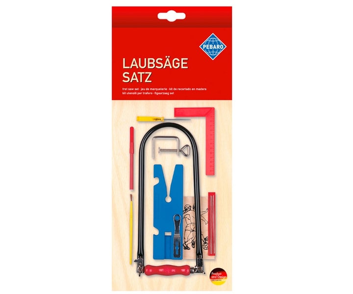 PEBARO 703P - Laubsäge-Set: Laubsägevorlage + Kunststoffbrettchen