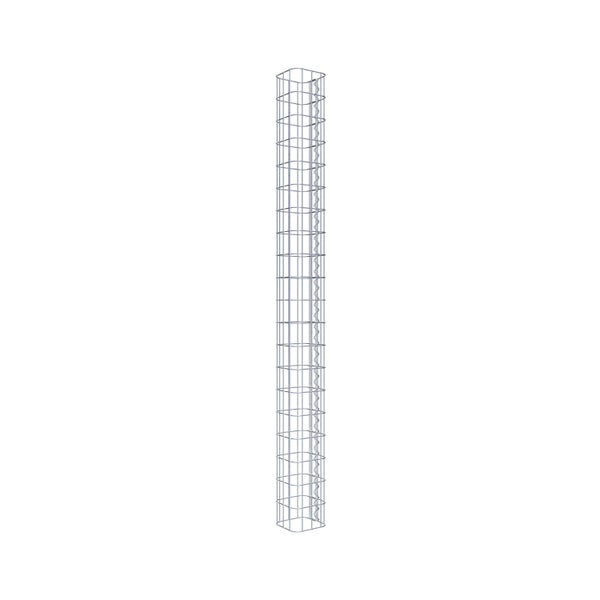Gabionensäule 17 x 17 cm, MW 5 x 10 cm eckig - Höhe: 2,00 m