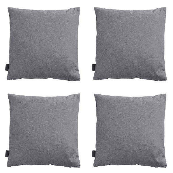 Dekokissen Panama grau - ca. 45x45 cm - 4er-Set