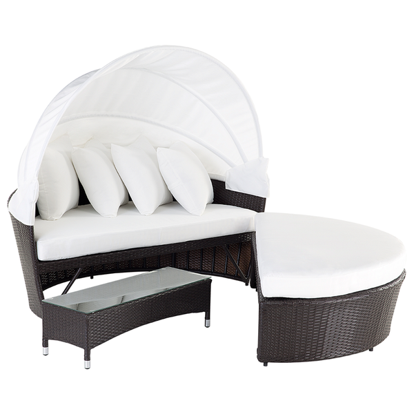 Sonneninsel SYLT LUX Polyrattan Dunkelbraun