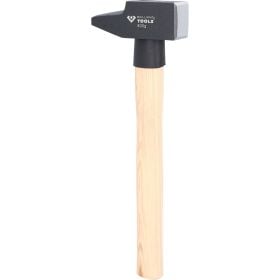 Schlosserhammer mit Holzstiel und 400 Gramm Kopfgewicht