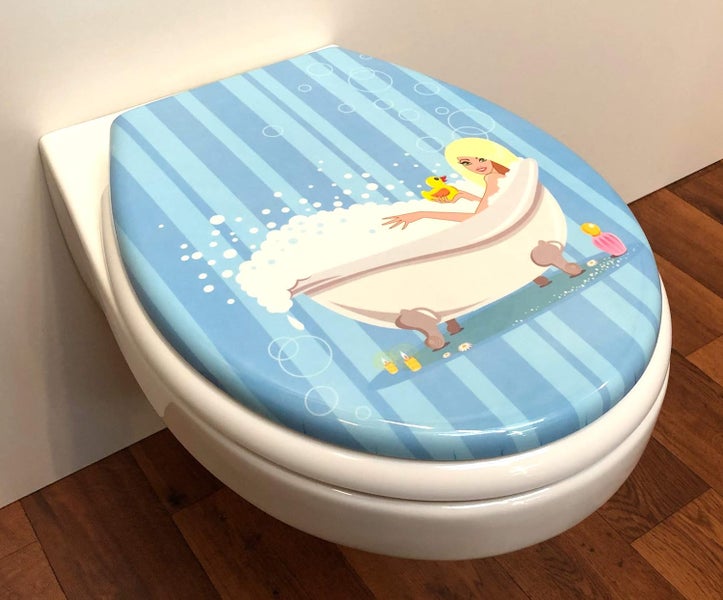 WC Sitz Bath mit Absenkautomatik, zur Reinigung abnehmbar