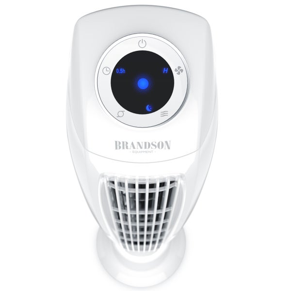 Brandson Turmventilator, Säulenventilator inkl. Fernbedienung, osziellierend, leise, Ventilator mit Timer & 3 Geschwindigkeiten, Weiß