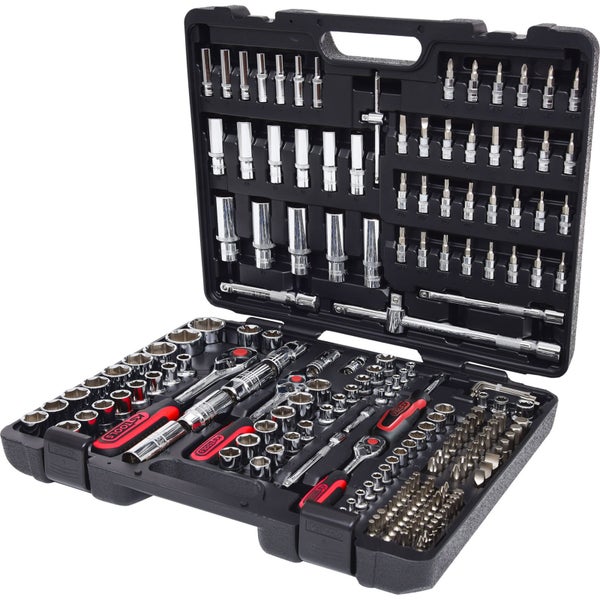 KS TOOLS 1/4+3/8+1/2 CHROMEplus Steckschlüssel-Satz 195tlg. - 918.0795