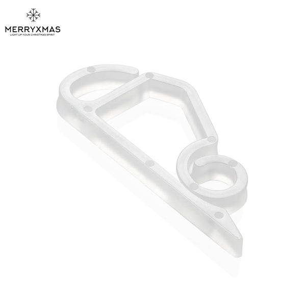 MerryXmas Logo, Befestigungsclip für Lichterketten