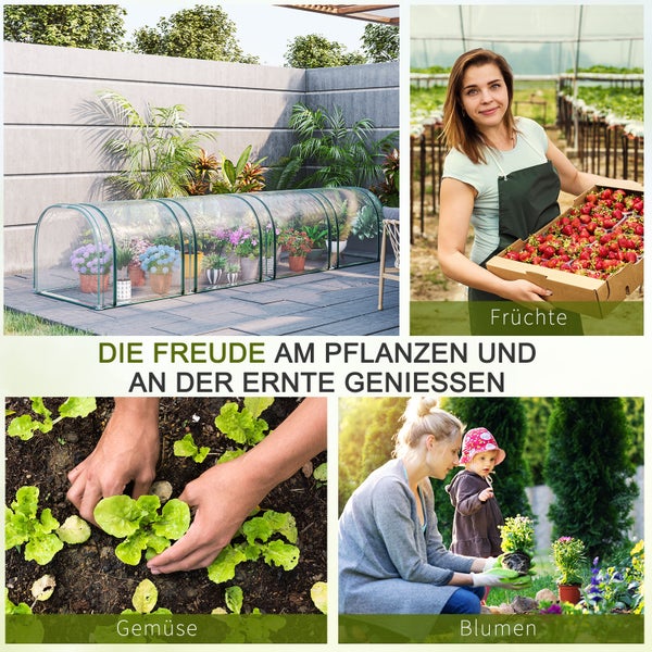Gewächshaustunnel für den Garten