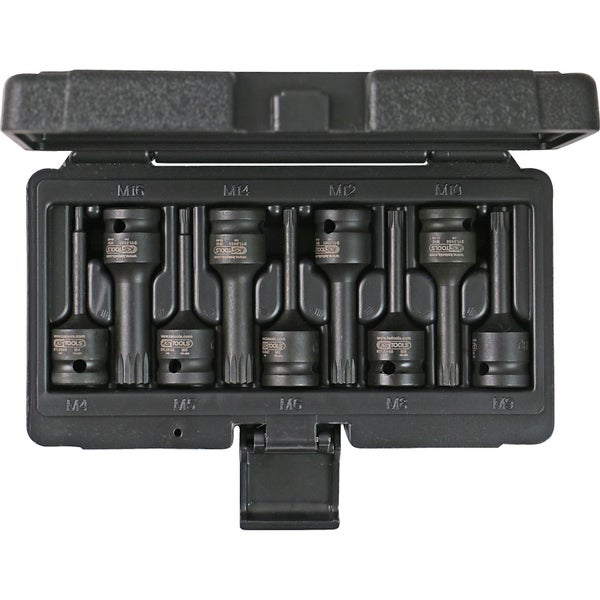 KS TOOLS 1/2 Kraft-Bit-Stecknuss-Satz Vielzahn 9tlg. - 911.0944