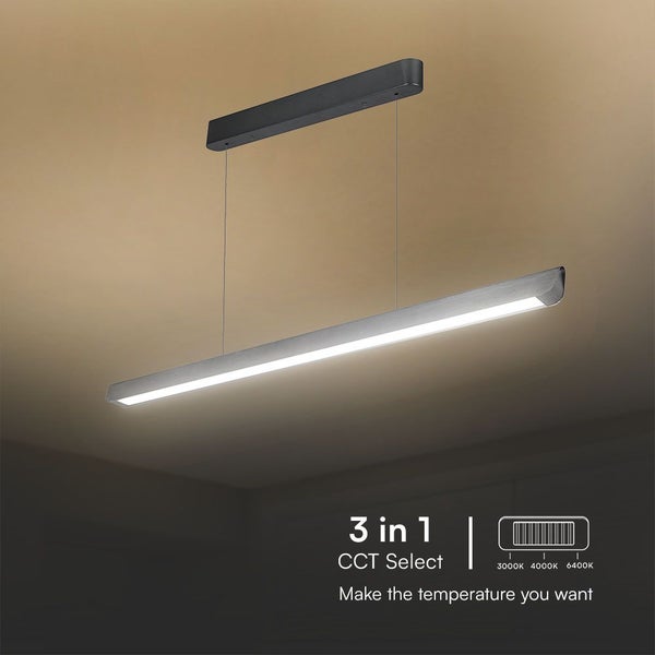 V-TAC VT-7-35-MG - Linearleuchten - 3 IN 1 Linearleuchte - Samsung - IP20 - Mattgrau - 36 Watt -