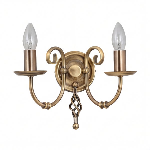 Wandleuchte mit zwei Lampen