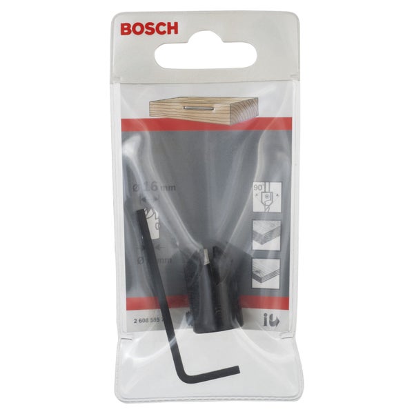 Bosch Logo Forstnerbohrer Set in Verpackung mit Inbusschlüssel
