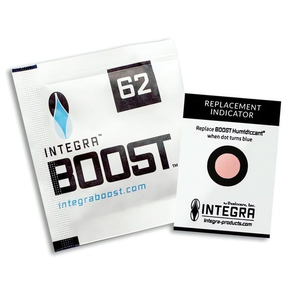 Integra Boost 62% – 8 g Feuchtigkeitsregulierung für Kräuter, Erntegut & Pflanzen | Wiederverwendbar & Umweltfreundlich