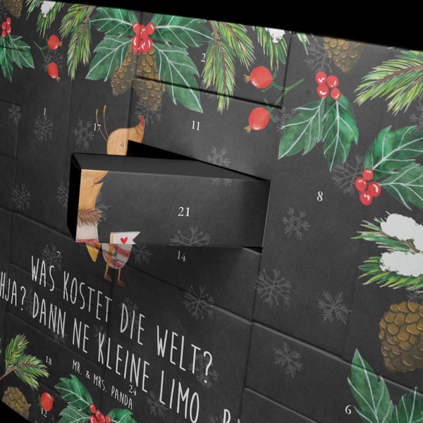 Mr. & Mrs. Panda Befüllbarer Adventskalender Nachtfalter Fähnchen - Schwarz