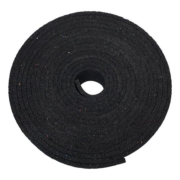 Gummifliesenträger auf einer Rolle von 10 m – Breite 100 mm, Dicke 10 mm