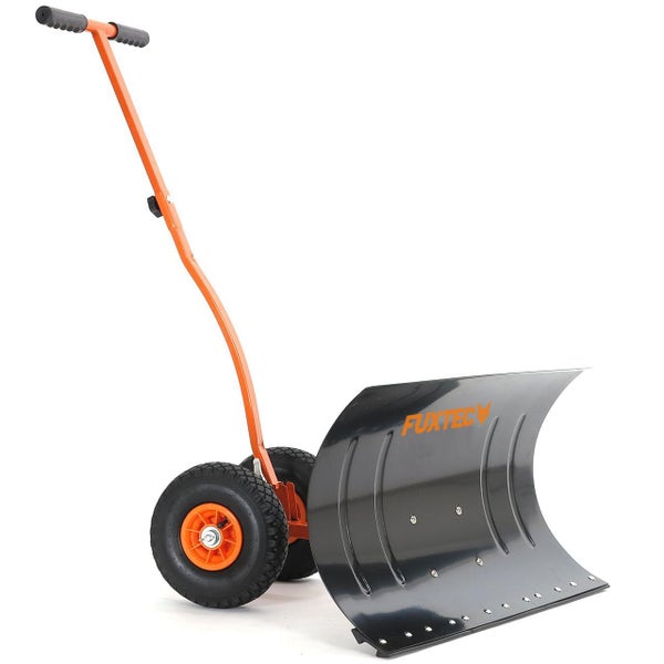 Schneeschild mit Rädern für den Winterdienst